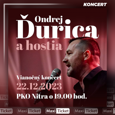 Vianočný koncert Ondrej Ďurica & hostia