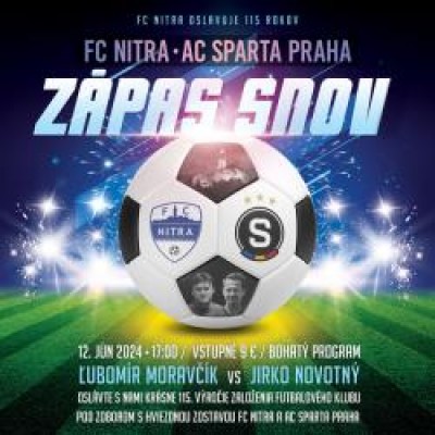 Zápas hviezd FC Nitra - AC Sparta Praha