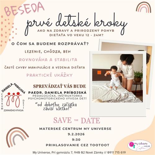 Prvé kroky - beseda