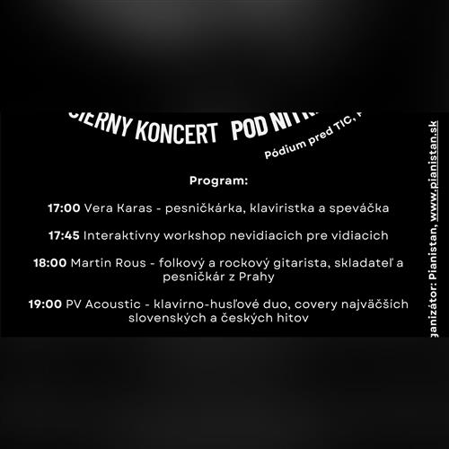 Bielo-čierny koncert pod nitrianskym nebom